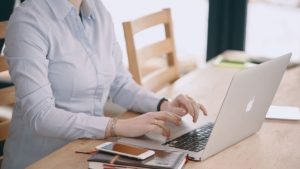 accountant working
